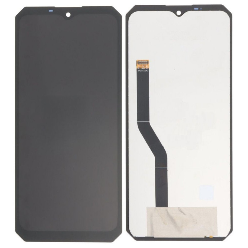 LCD With Touch Screen For Oukitel WP28 - White Display Glass Combo Folder